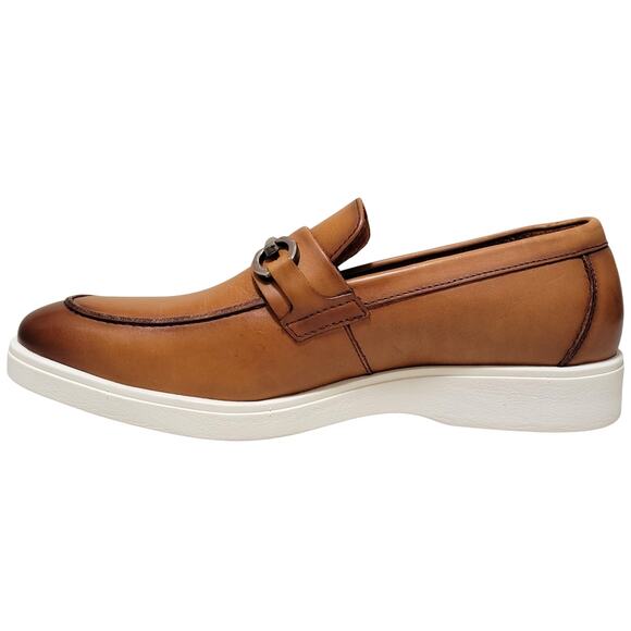Stacy Adams Men Samuel Slip On Horsebit Loafer Size US 8.5M Tan Brown Leather main image 6
